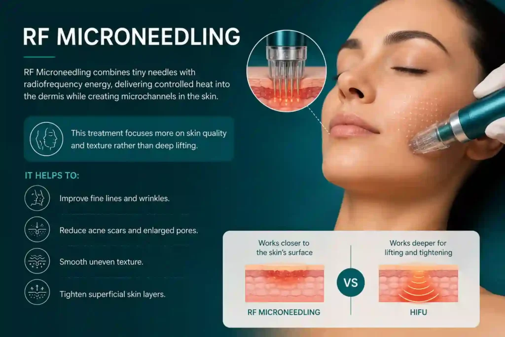 What Does RF Microneedling Do That HIFU Alone Cannot Wokingham
