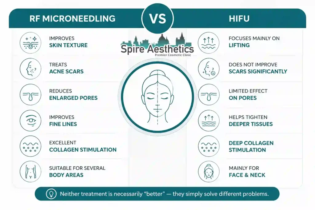 RF Microneedling vs HIFU: Which Treatment Gives Better Results Wokingham?