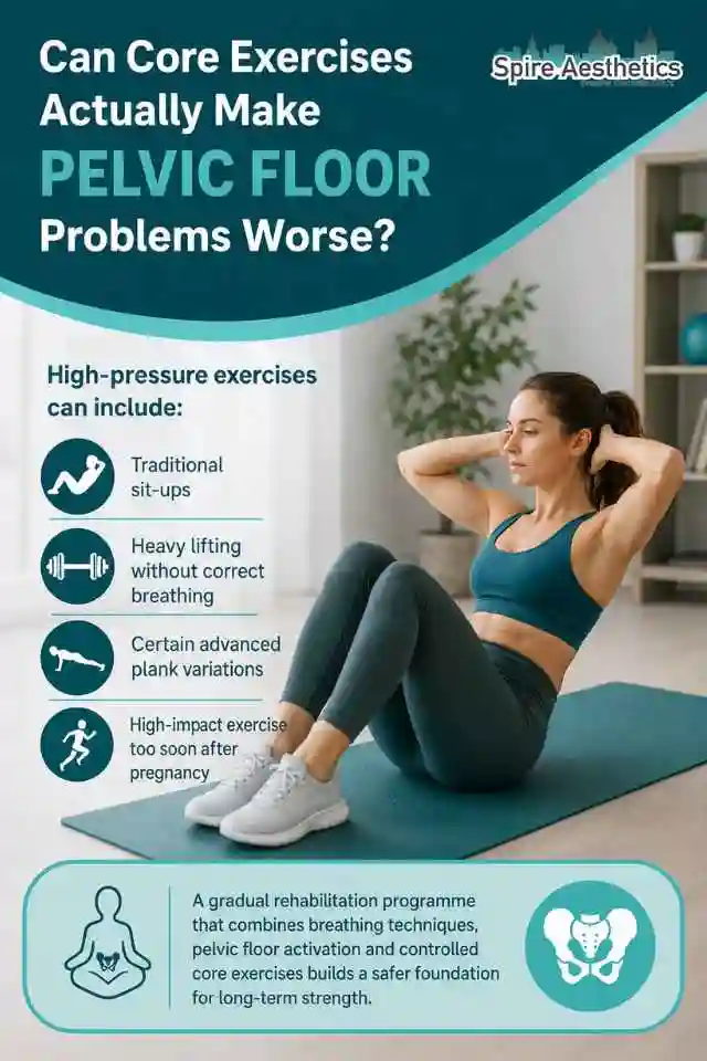 Can Strengthening Your Core Alone Actually Make Pelvic Floor Problems Worse Wokingham?